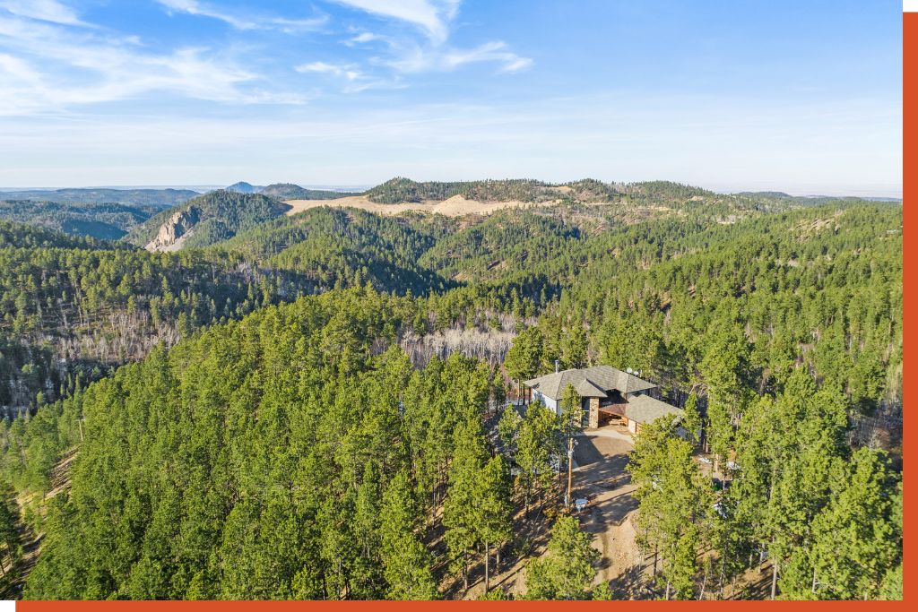 black hills cabin with a view